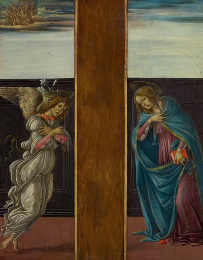 Anunciación de Sandro Botticelli